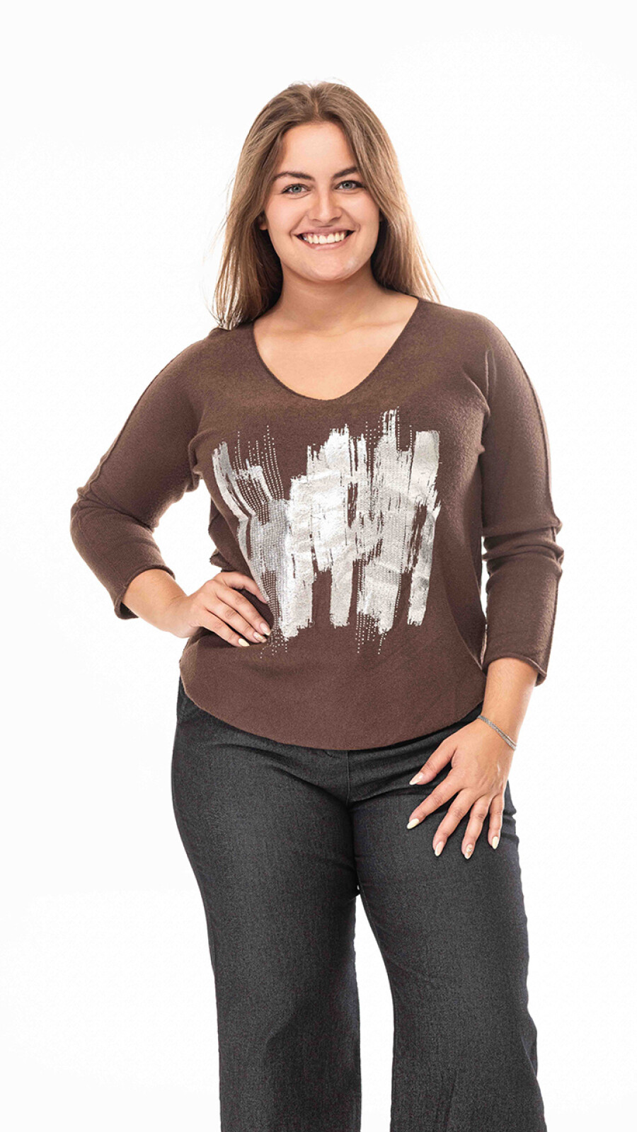 Sweater Madison Marron