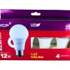 LAMPARA LED BULBO 12W E27 3000K PACK 4 LAMPARA LED BULBO 12W E27 3000K PACK 4