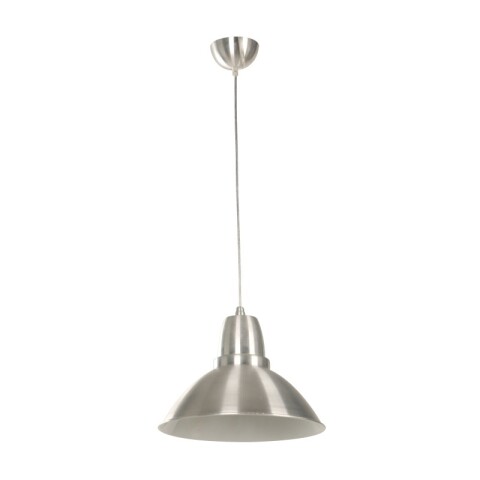 "COLGANTE 1 LUZ ""MARBELLA"" E27 100W ALUMINIO" "COLGANTE 1 LUZ ""MARBELLA"" E27 100W ALUMINIO"