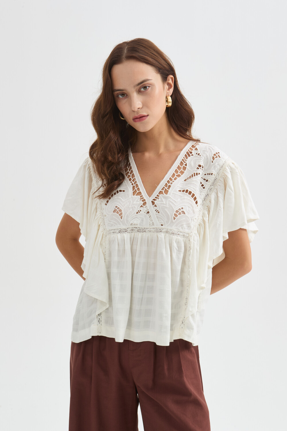 Blusa Lunor Marfil / Off White