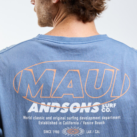 Remera Maui and Sons Manga Larga - Surfing - Azul Remera Maui and Sons Manga Larga - Surfing - Azul