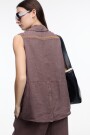 CAMISA SIN MANGAS Marron