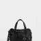 Bowling Boho Cartera Bowling Con Flecos - Negro