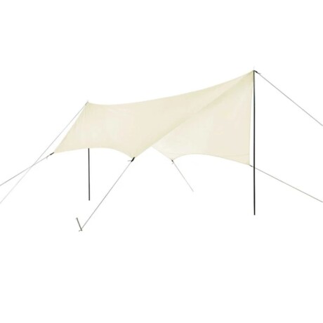 Toldo Canopy Crivit 4.30&times;3.50&times;2.00m Protecci&oacute;n De Lluvia Carpa Beige