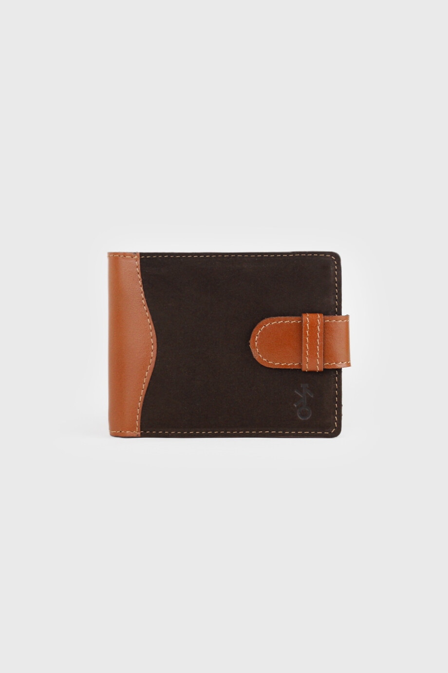 Billetera Jacinto con Pasador Marrón