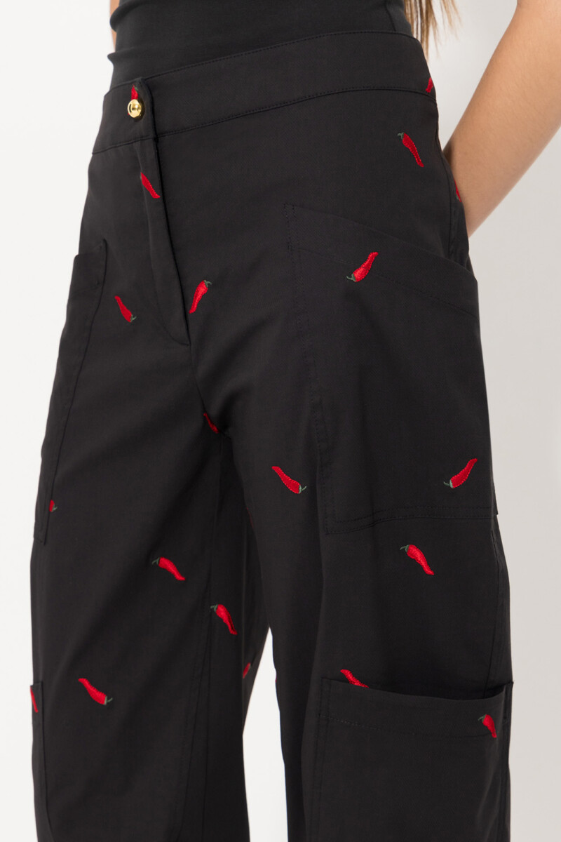 PANTALON RED HOT Negro