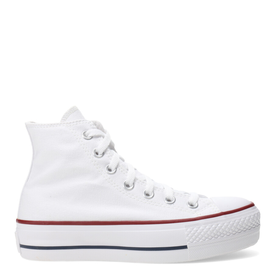 Championes Unisex Converse Chuck Taylor All Star Lift Blanco - Rojo - Azul