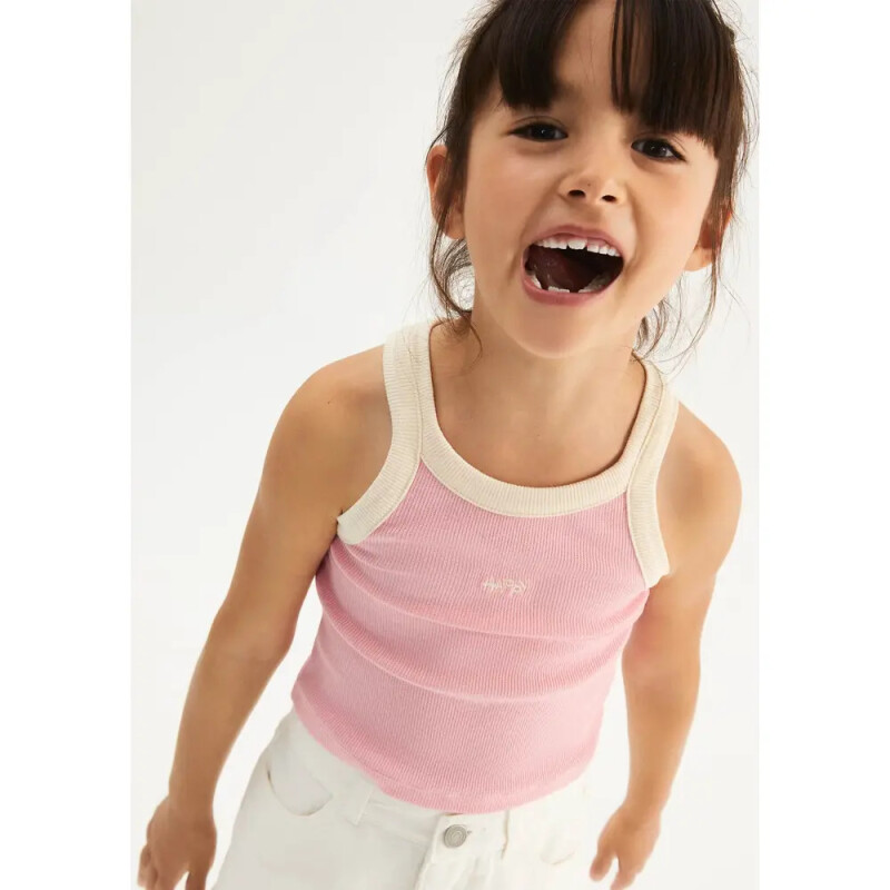 BLUSA SM FEM ROSA CLARO