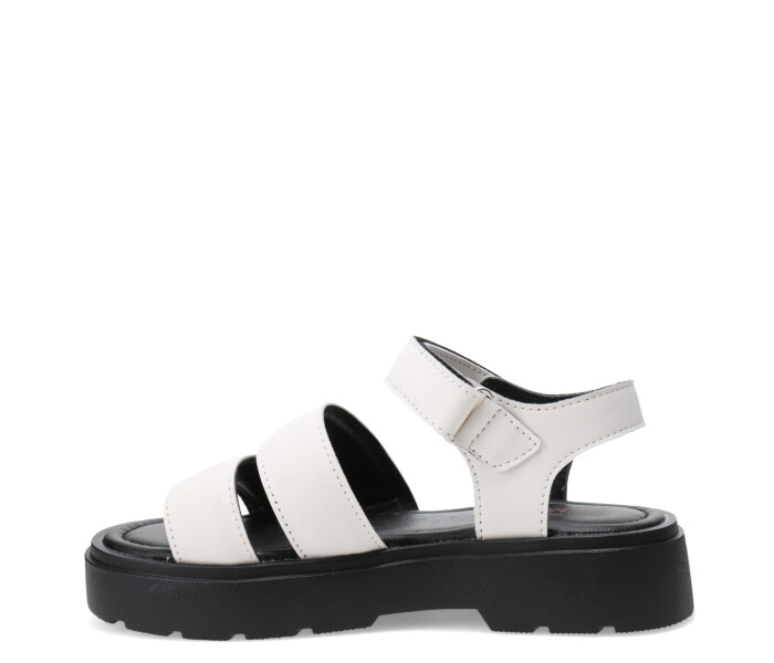 Sandalias de Niña MINI Miss Carol DRAGA con dos tiras Blanco