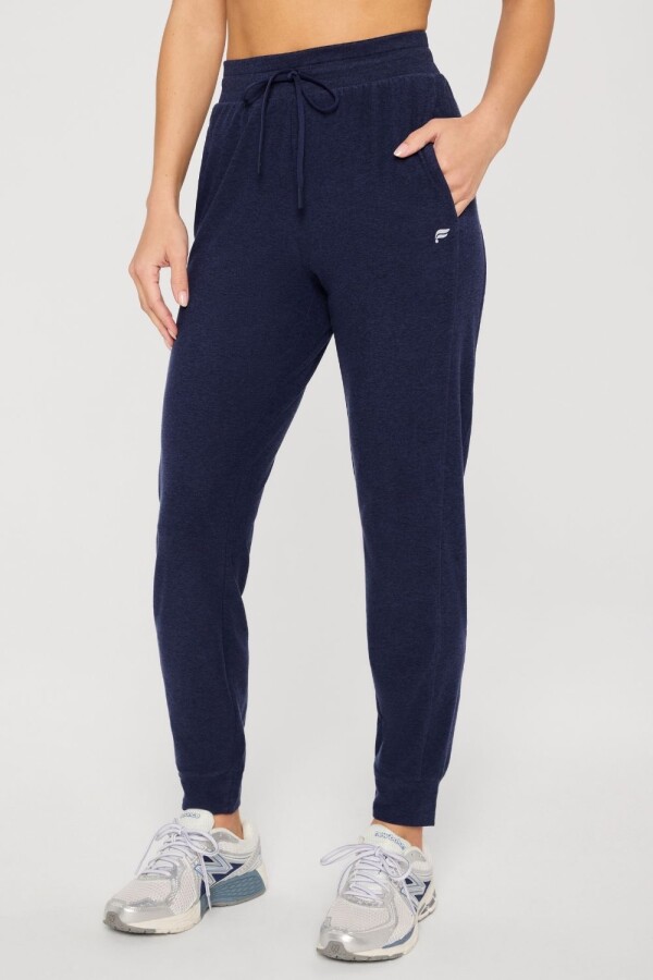 Leggings Jogger Cloud Jersey Mujer Deep Navy Heather