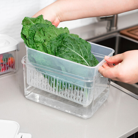 Organizador para heladera 6,2 lt con tapa -TRAMONTINA TF0404