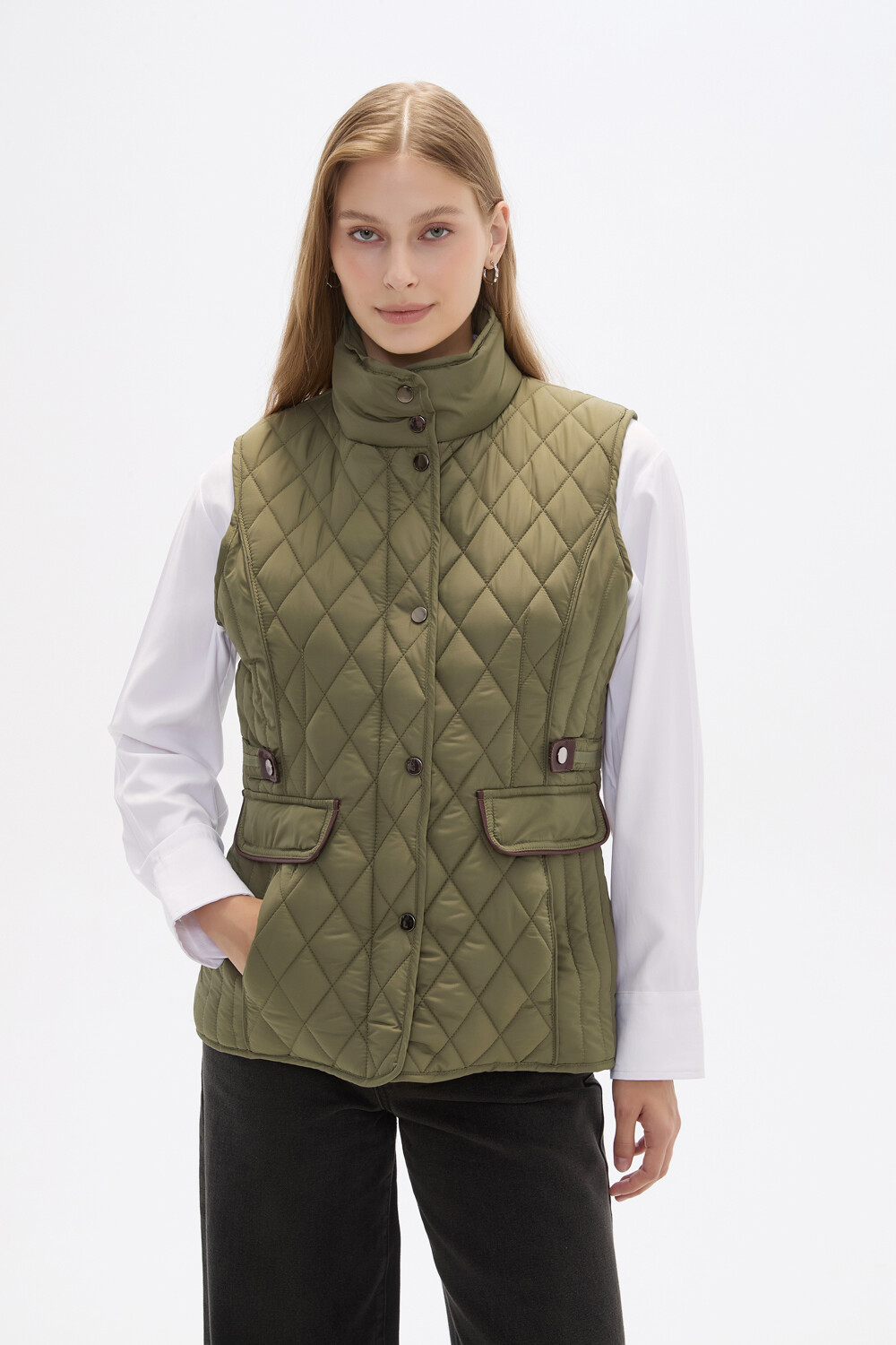 Chaleco Claunet Verde Oliva Oscuro