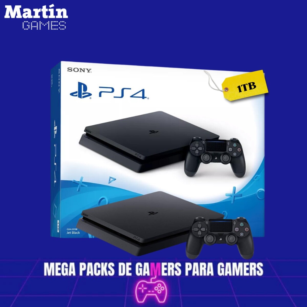 CONSOLA Playstation PS4 SLIM 1TB RECERTIFICADA 