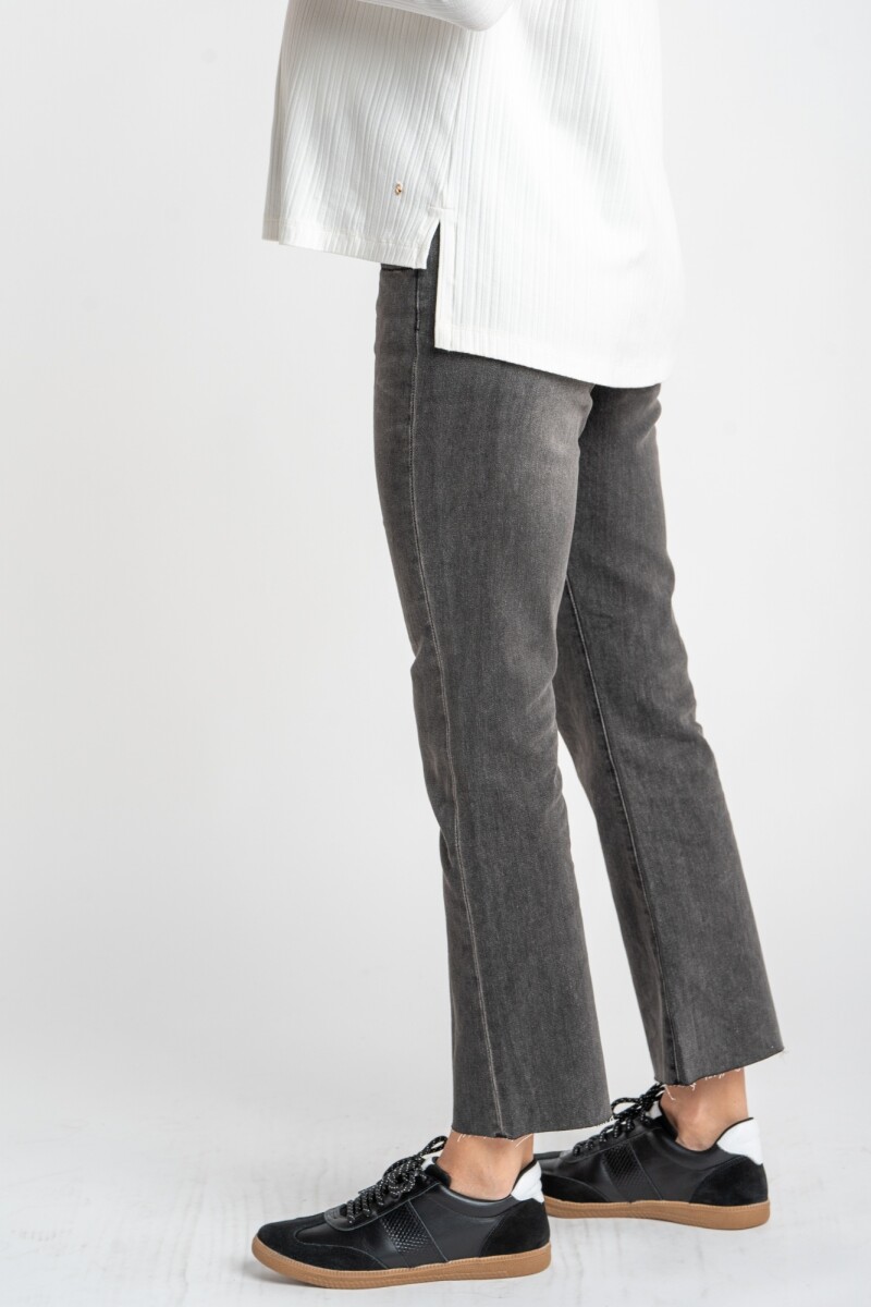 Flare Mamá Denim Gris