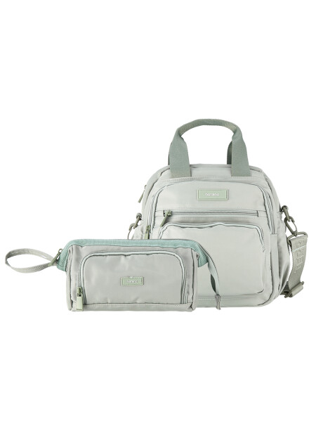 Kit Lunchera y Cartuchera Quid AirFlow Oliva