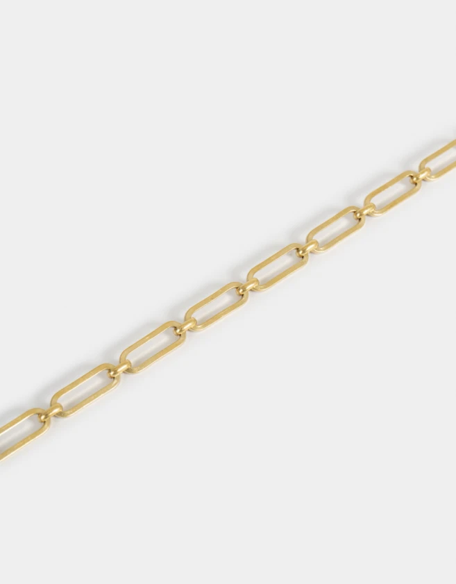Collares Cortos Acero quirúrgico Collar Corto Eslabones Acero - Dorado