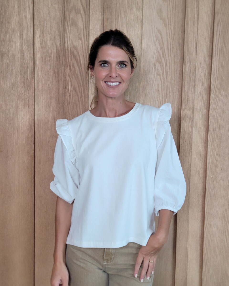 Remera Paloma - Crudo 