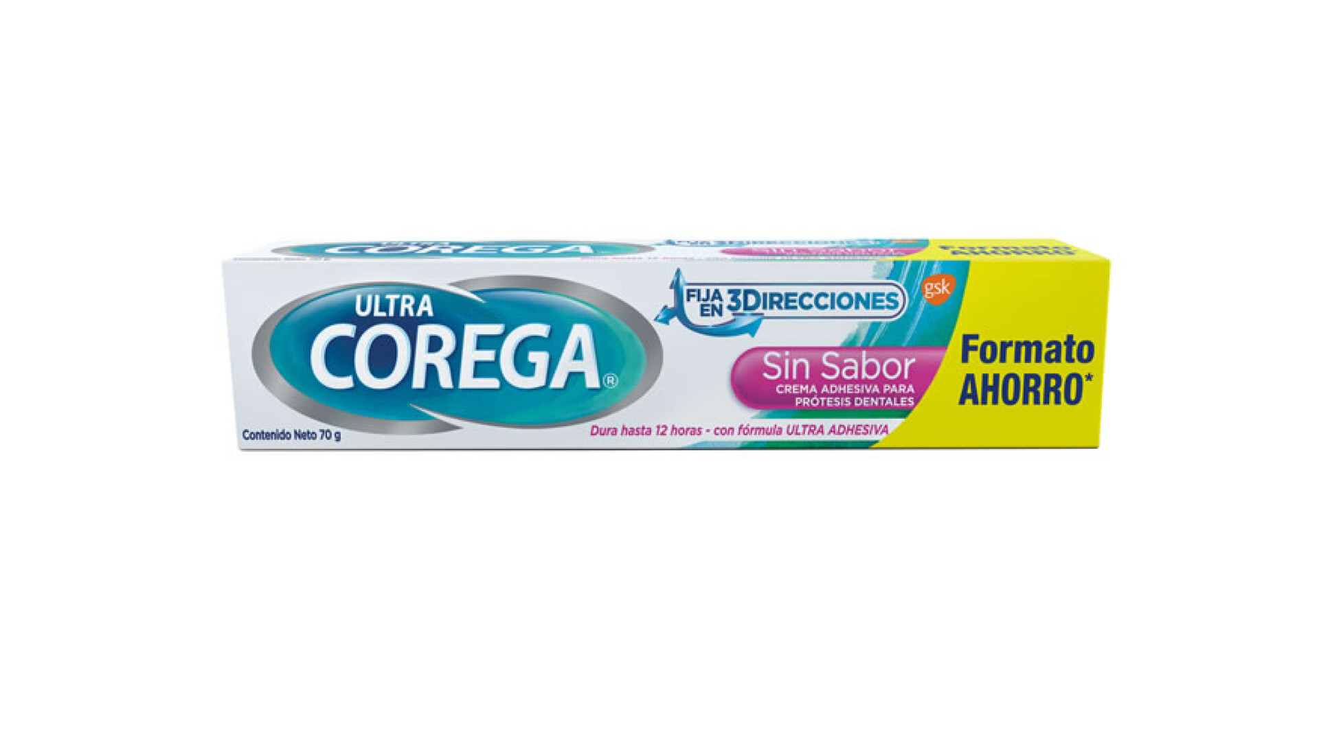 Corega Ultra Crema Sin Sabor 70gr – Adhesivo para Prótesis Dentales 