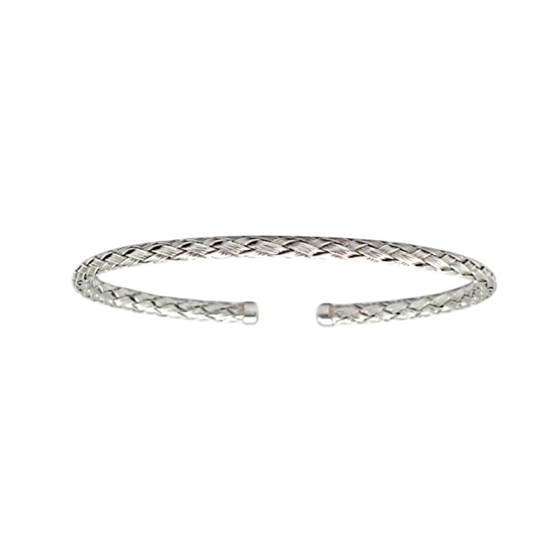 Brazalete tejido-Plata 925-Sin piedra-BR3029 sinpiedra