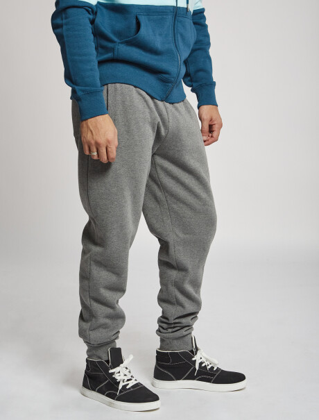 Pantalon felpa gris