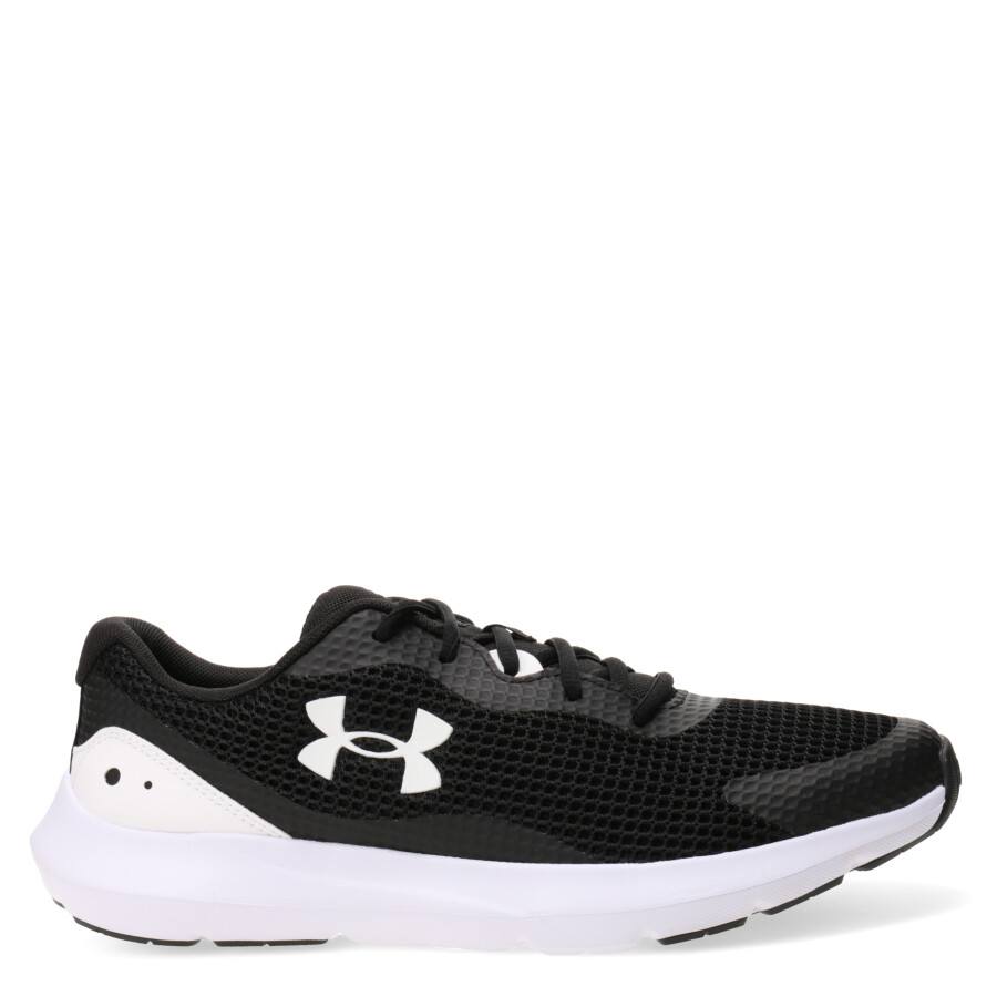 Championes de Hombre Under Armour Surge 3 Negro - Blanco