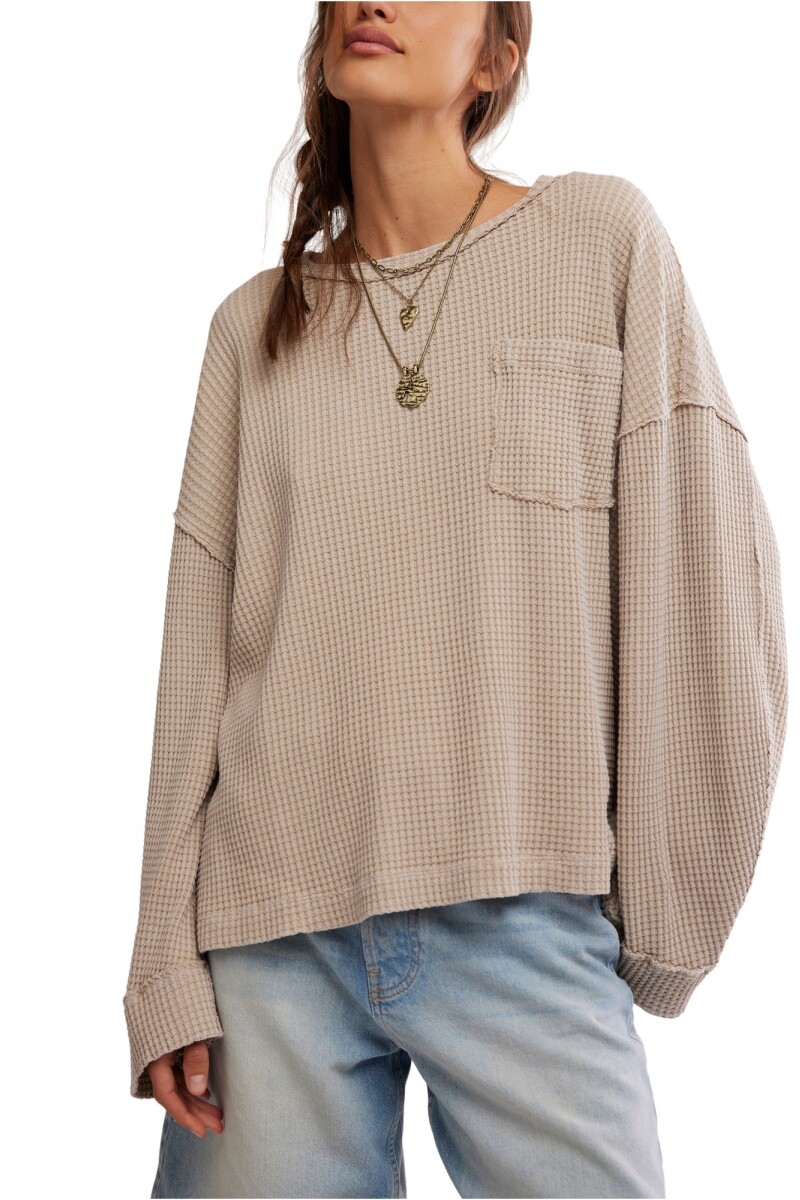 CAMISETA POCKET Natural