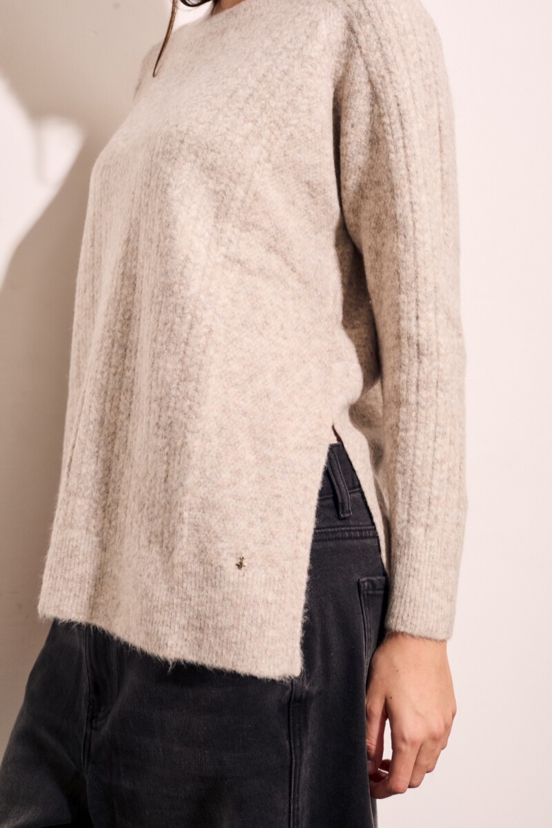 Sweater Texturado Vison