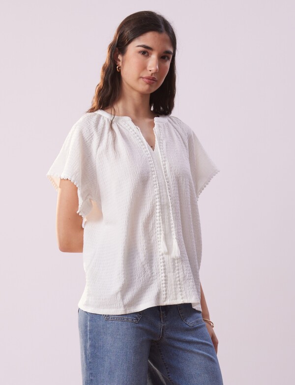 Blusa Cordel CRUDO