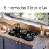 Anafe Electrolux Ke55 5 Hornallas Gran Hornalla Central ANAFE ELECTROLUX 5H KE5GC