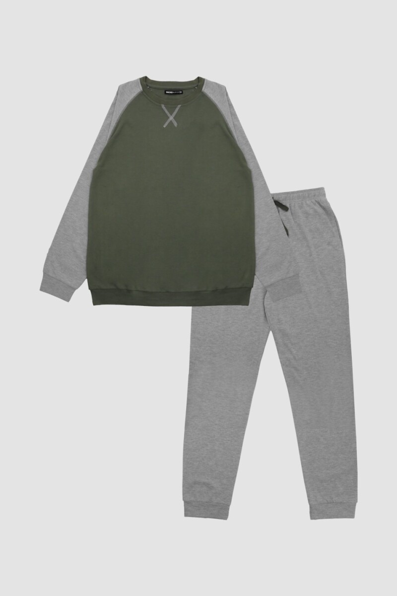 PIJAMA HOMBRE ATHLETIC GREEN