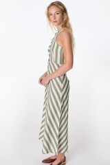 Vestido Peoni Rayas Verde