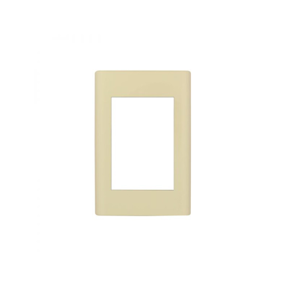Plaqueta para 3 módulos marfil - Reggio Up - M46602UP3 