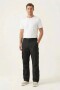 Pantalon cargo recto NEGRO