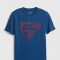 SS ORG SHIELD TEE BLUE WILLOW