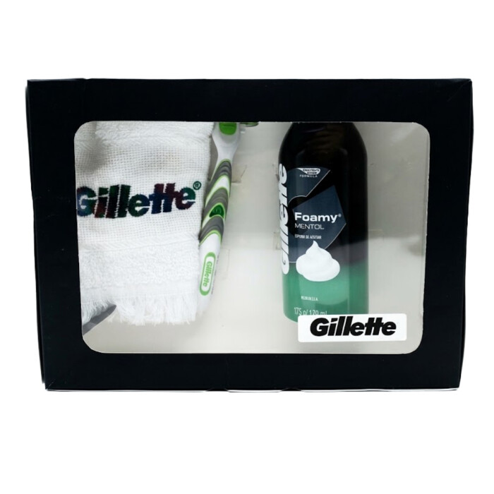 GILLETTE MACH3 SENS POWER + FOAMY SENS única