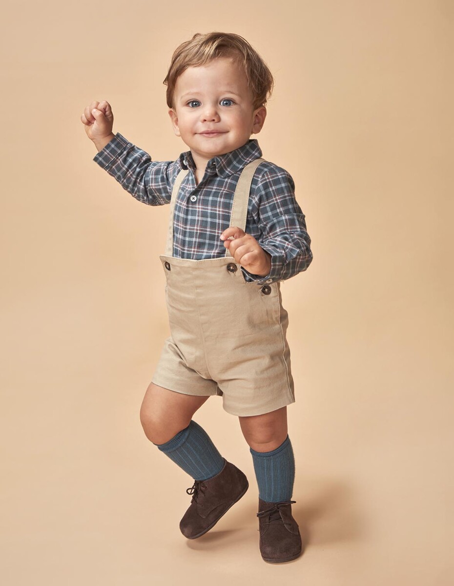 Pantalon Corto Con Tirante - Arena 