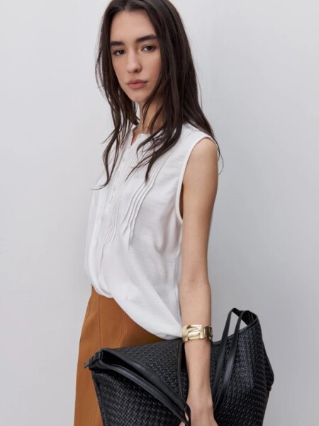 BLUZA D.CASSIN NUPA BLANCO