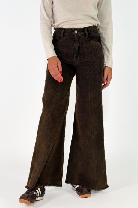 PANTALON PANA LENNON Chocolate Antik