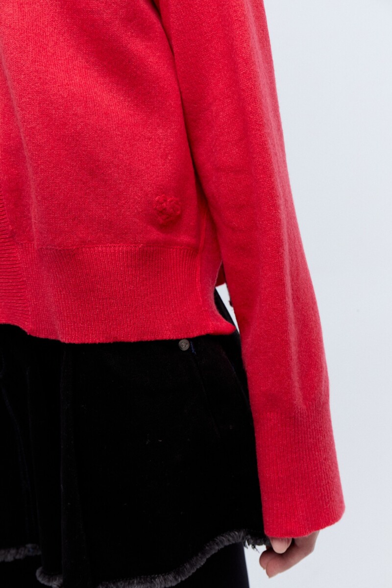 Cardigan Biarritz Rojo