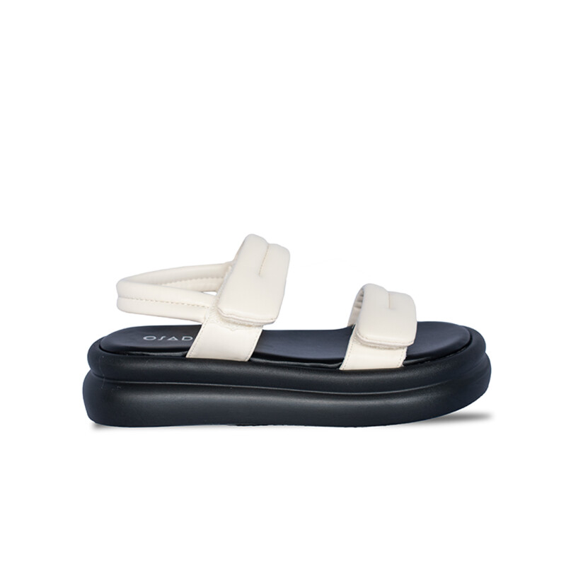 Sandalia de dama Osada OFF WHITE