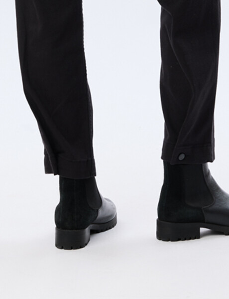 PANTALÓN DE GABARDINA Negro