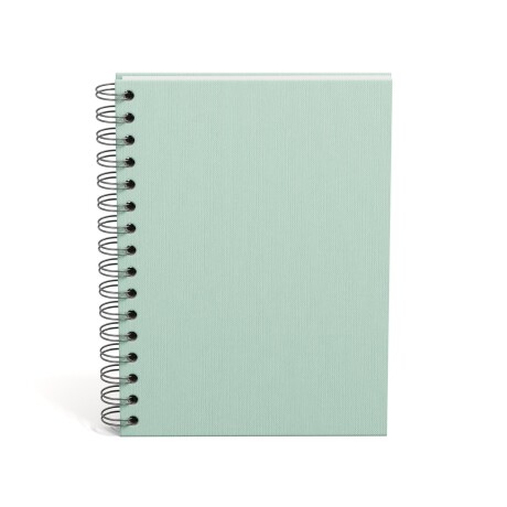 LIBRETA A5 TAPA DURA PAPEL VERDE