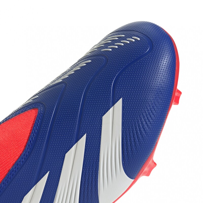 Championes adidas Predator League Laceless Firm Ground lucid blue/solar red/white
