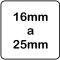 Abrazadera Inoxidable 16mm a 25mm