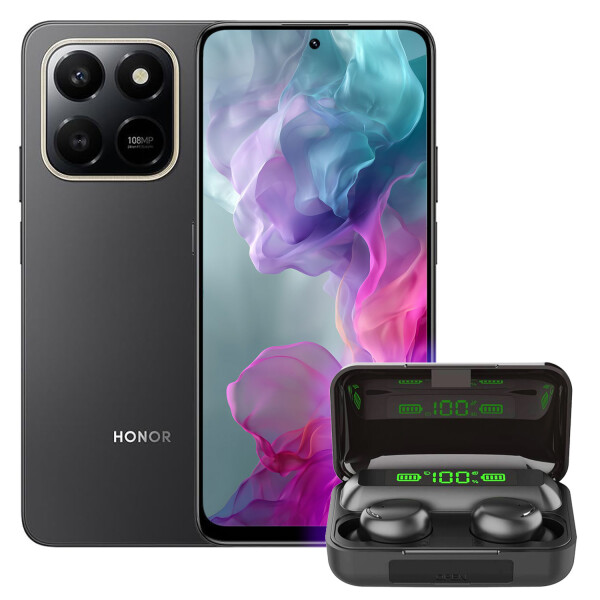 Honor X7d 8gb Ram 256gb 50mpx Ip65 + Regalo NEGRO