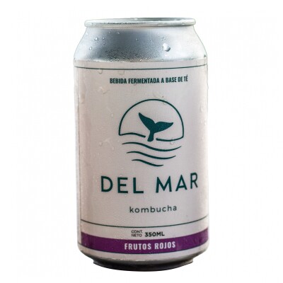 Kombucha frutos rojos Del Mar 350ml Kombucha Del Mar Frutos Rojos