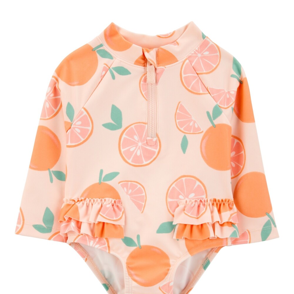 Traje de baño con filtro UV carters naranjas