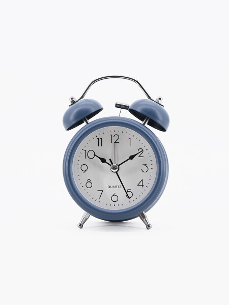 RELOJ DESPERTADOR AZUL