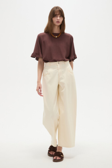 Pantalon Grava Crudo / Natural
