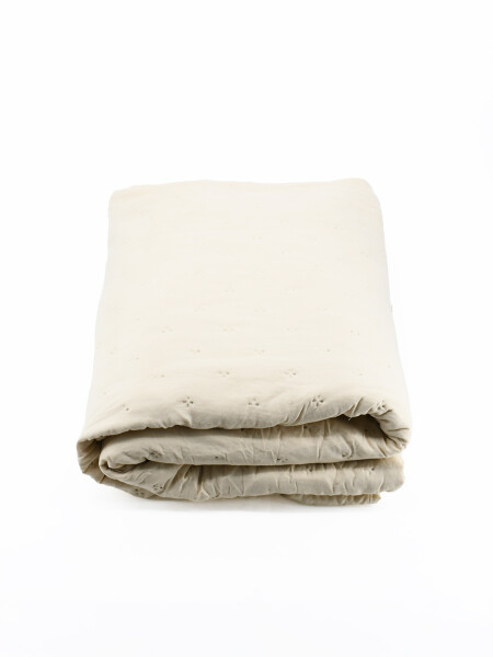COLCHA 2 PLAZAS BEIGE